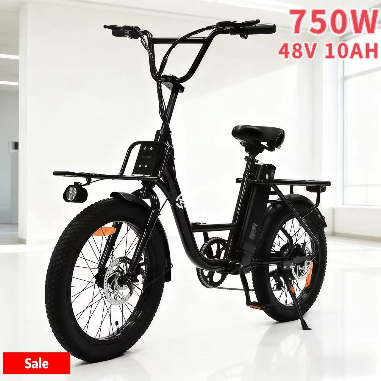 

New electric bicycle, 750W 48V 10AH high-efficiency lithium battery, saving time and effort, leisure sports adult electric moped