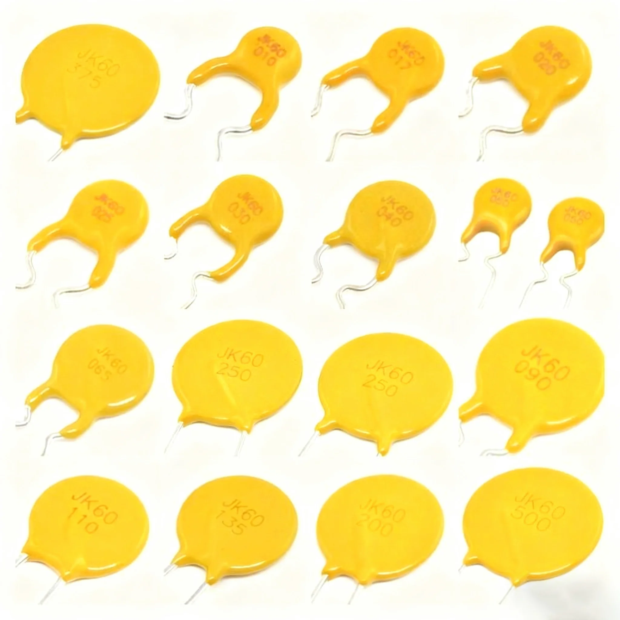 6V, 16V, 30V, 60V, 72V, 130V, 250V, 60V direct plug-in self-resetting fuse thermistor