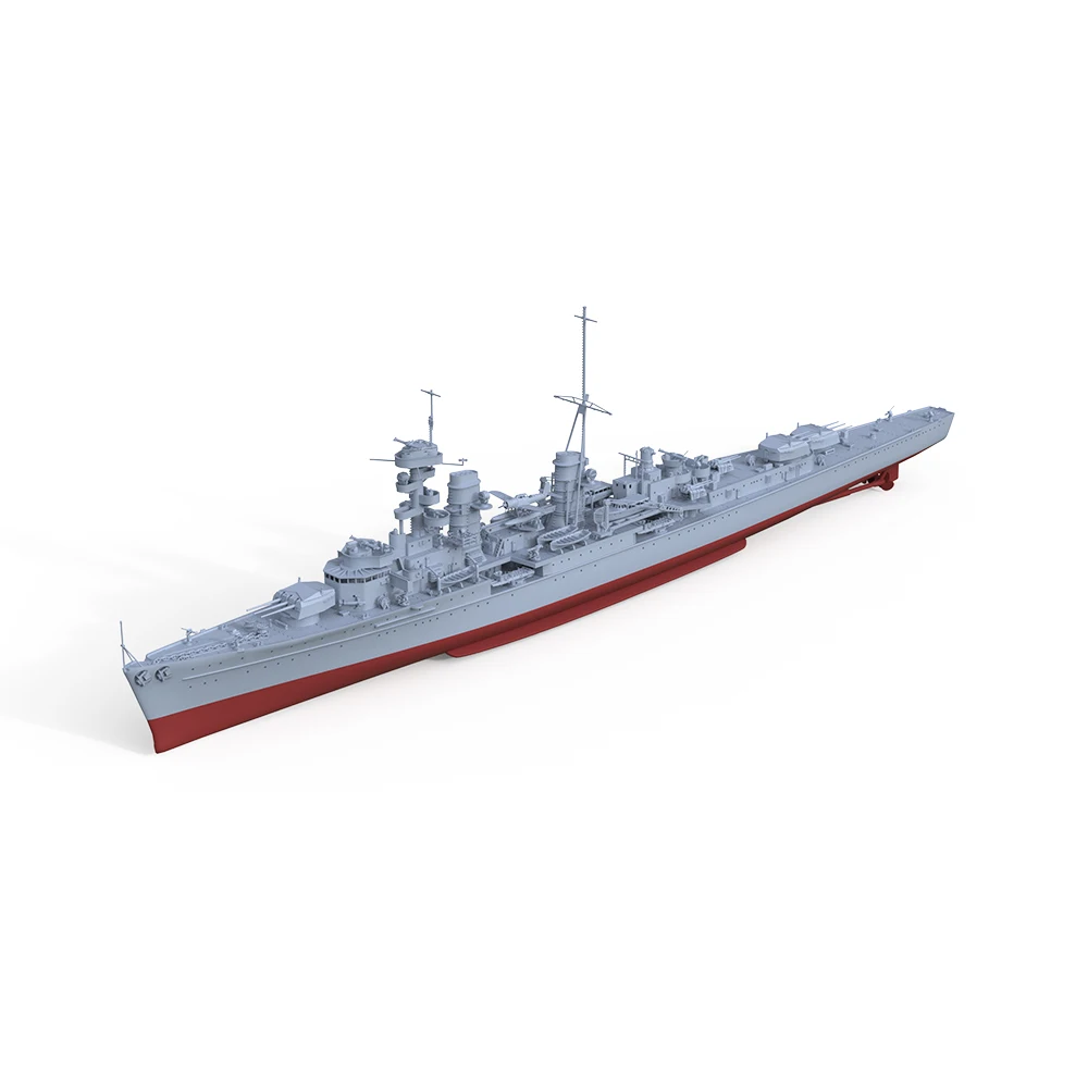 SSMODEL SS563S 1/2000 Military Model Kit German Karlsruhe Light Cruiser  Full Hull WWII WAR GAMES