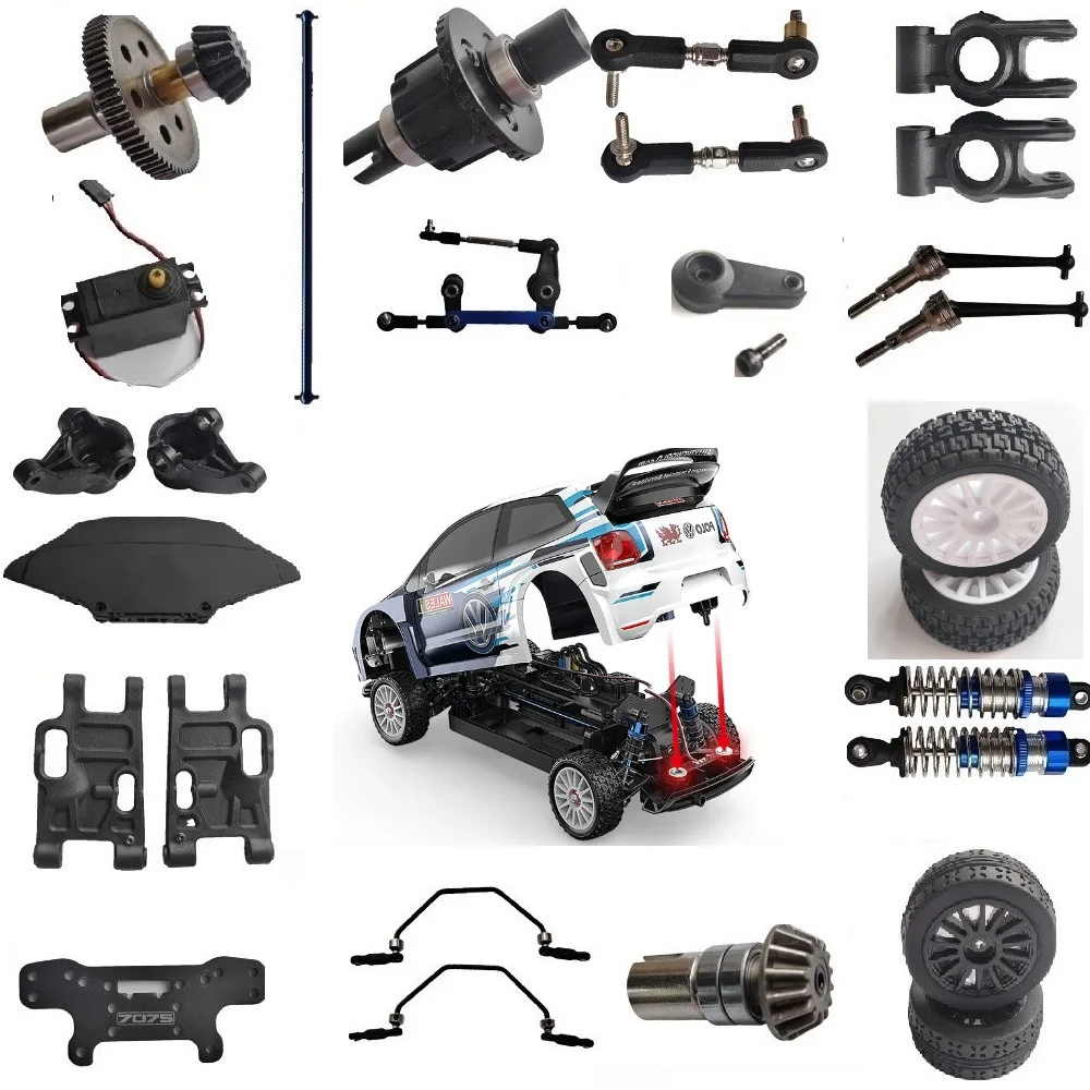 MJX Hyper Go 10304 1/10 RC car parts Differential/Shock Absorber/ESC/CVD/Tires/body shell/Motor/Bumper/wheels