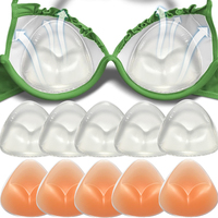 Chest Push Up Sticky Bra Thicker Sponge Bra Pads Breast Push Up Enhancer Silicone Removeable Inserts Swimsuit Invisible Bra