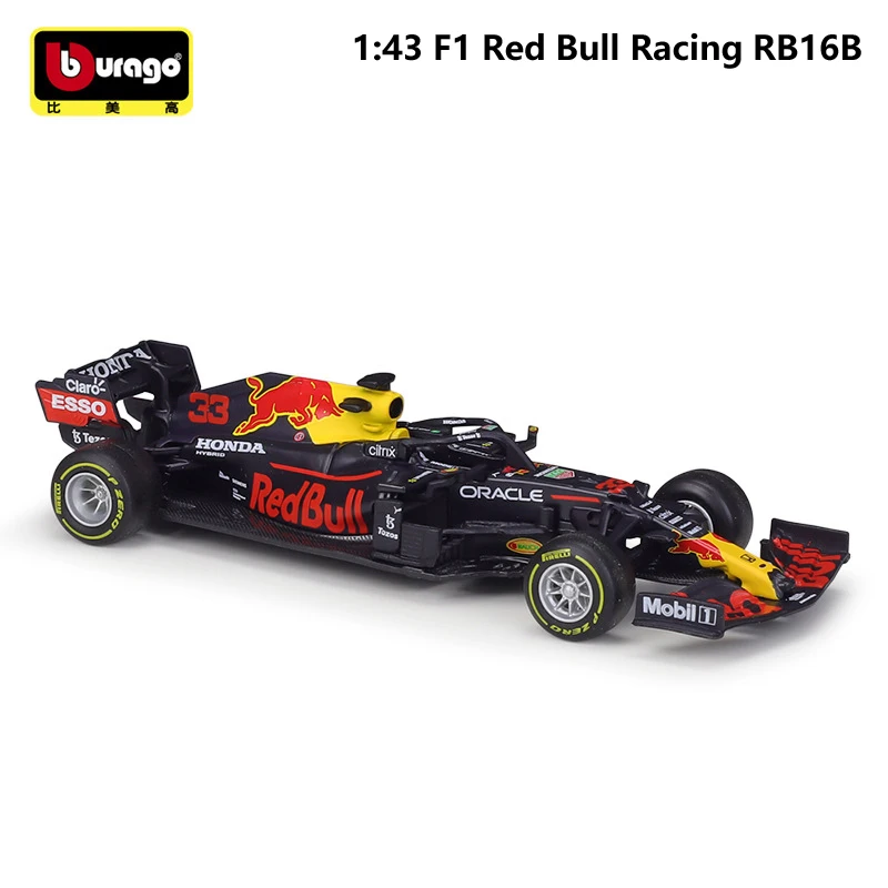 2022 Bburago RB18 Diecast 1:43 Car Red Bull Racing F1 Car Infiniti Racing Model Alloy Toy Formulaed One Car Collection Kid Gift