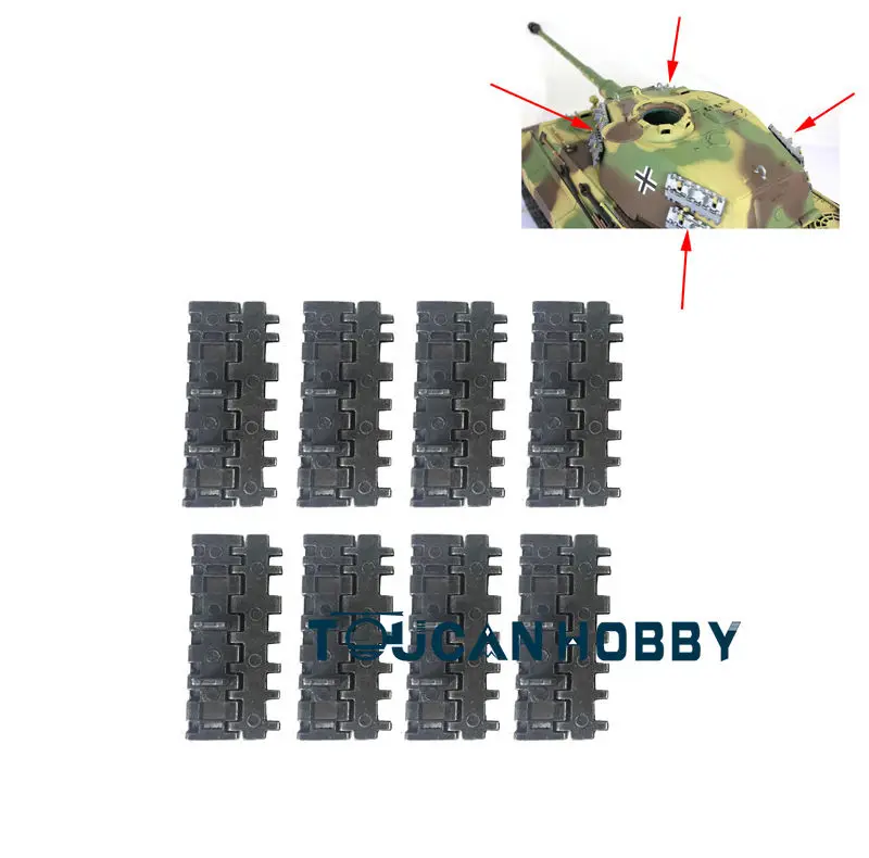 

Heng Long Metal Turret Armours For 1/16 Henschel King Tiger RC Tank Model 3888A TH00409