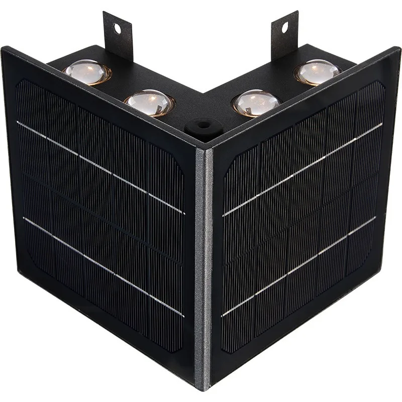 ソーラーパワー壁洗浄ランプ屋外防水壁ランプ上下に照明を投げるコーナー壁バルコニー雰囲気ランプ