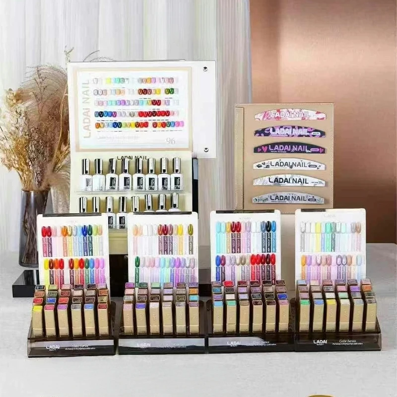 New Ladai Gel Color 96 Color Uv Nail Art Gel High Quality Customized Nail Art Salon Store Dedicated Factory Wholesale