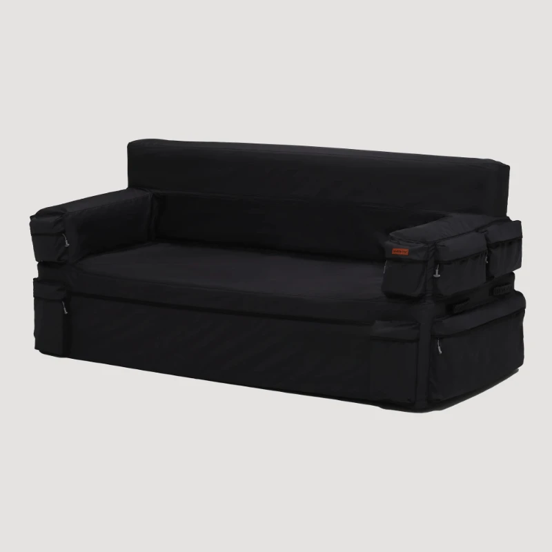 Outdoor inflatable backrest sofa folding double sofa leisure automatic inflatable camping music festival lazy sofa chair