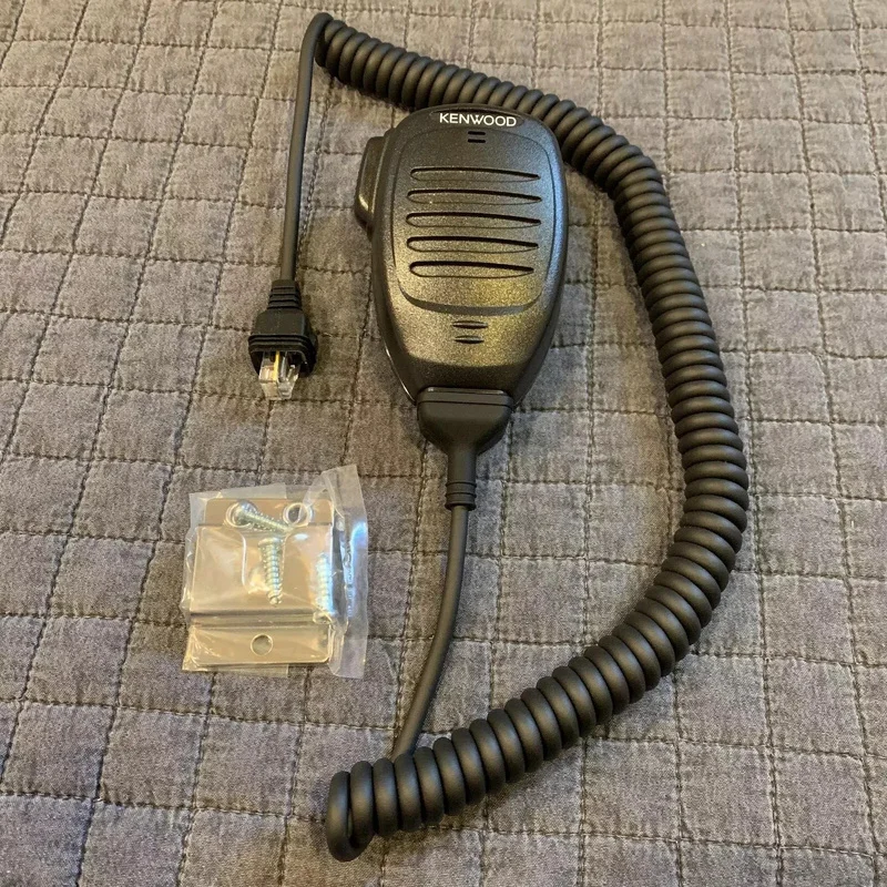 H  For Kenwood KMC-35 Handheld Wired Microphone Two Way Mobile Radio with Bracket 716788017085| eBay