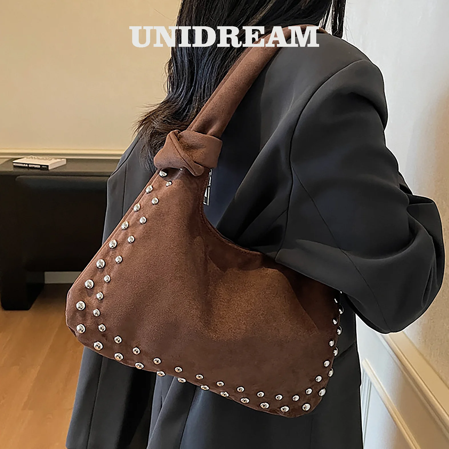 

Vintage Retro Shoulder Bag Luxury bags New In Handbag Retro Cross Bag Women Underarm Hobo Bag Side Bag Bag Brown Luxury