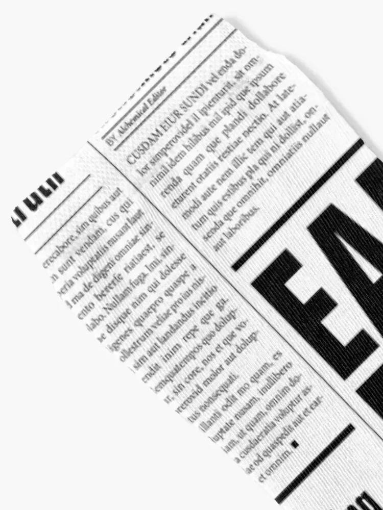 The Fake News Vol. 1, No. 1 Socks funny gift Rugby hockey Running Male Socks Women's