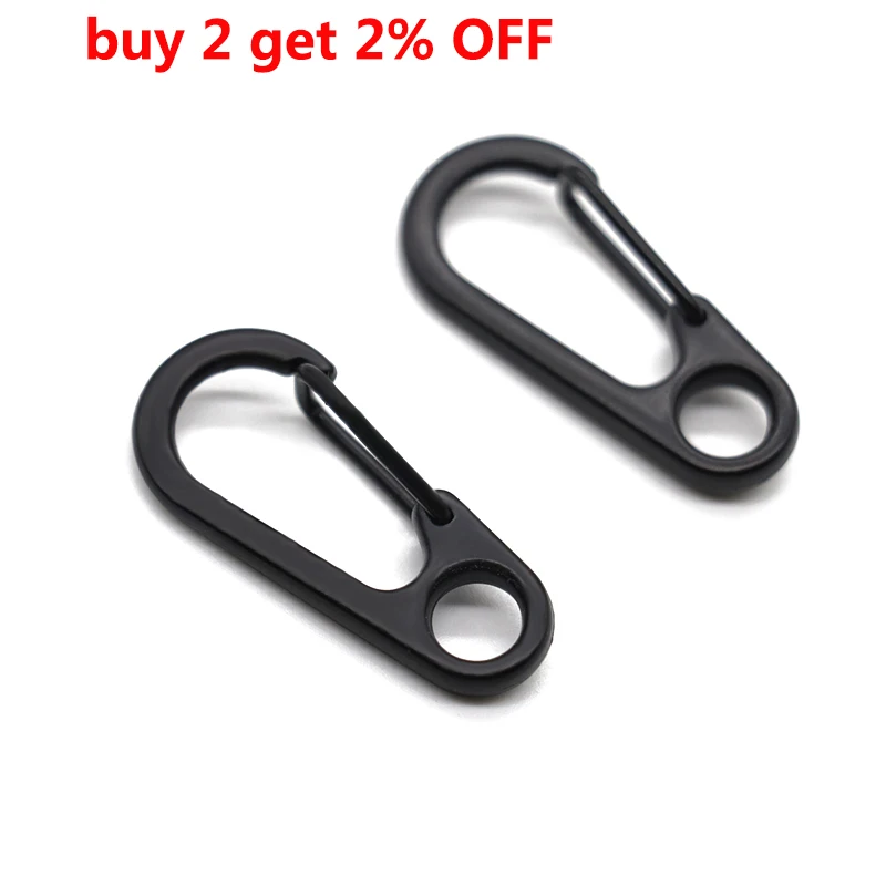 10PCS/Pack Metal Black 8 Shaped Key Chain High Quaility Key Rings Clasps Hook Chains For DIY Jewelry Making Findings Wholesale