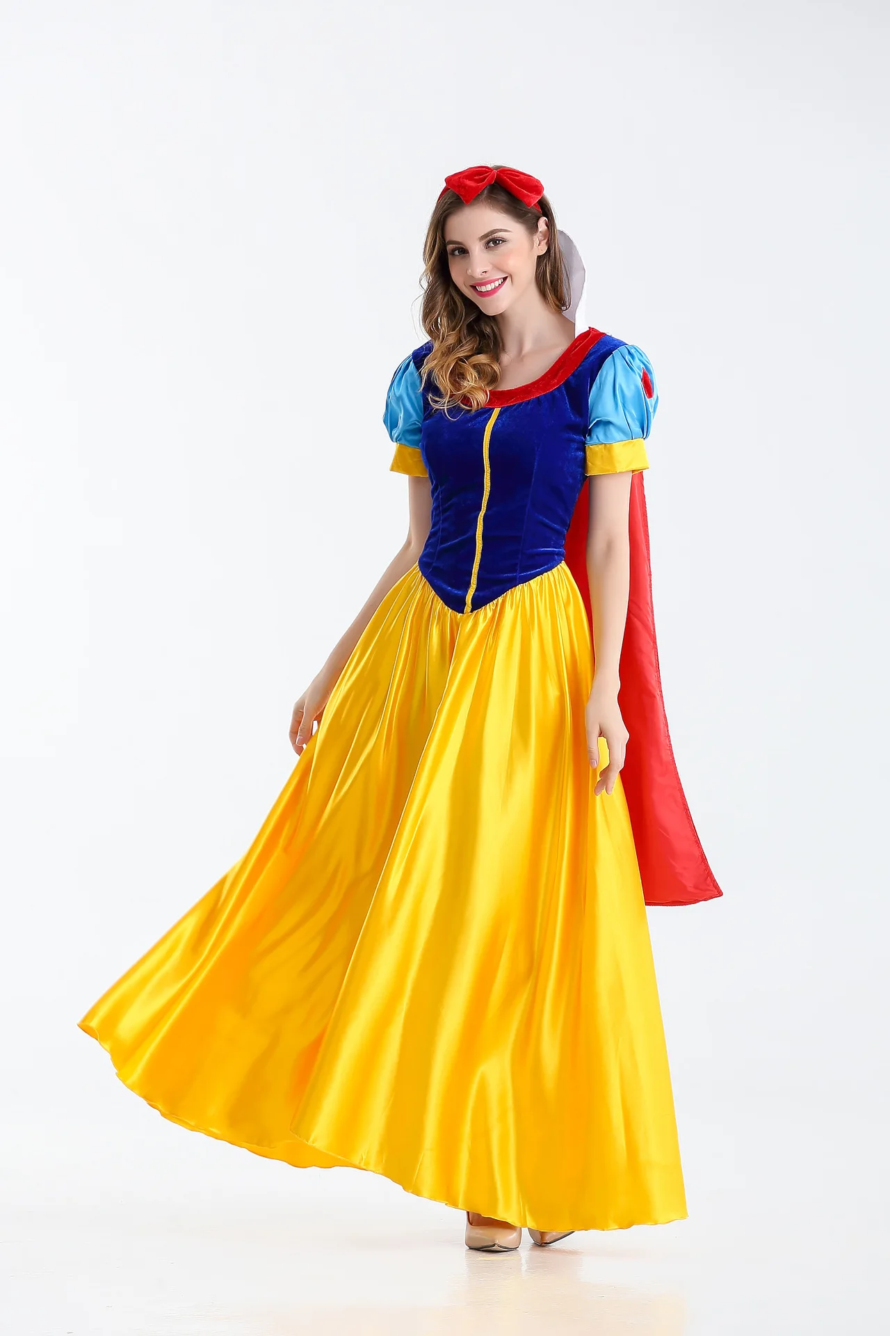 大人用 S4XL サイズ ローリーン コスプレ 白雪姫風スカート ステージパフォーマンスコスチューム 女性用伝統民族衣装 春...