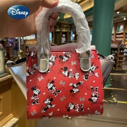 Disney-Sac à main Minnie pour fille, original, initié, haute qualité, marque de luxe, mode décontractée, grande capacité, porte-monnaie