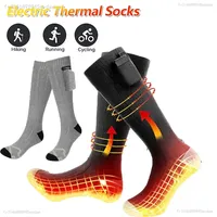 Electric Thermal Socks Washable Rechargable Winter Foot Warmer Unisex Heating Socks Thermal Insulated Sock Breathable for Skiing