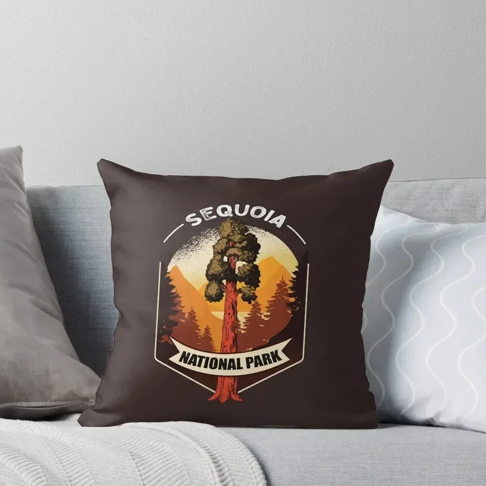 Sequoia National Park Vintage Art Throw Pillow christmas cushions covers Cushions For Decorative Sofa pillow