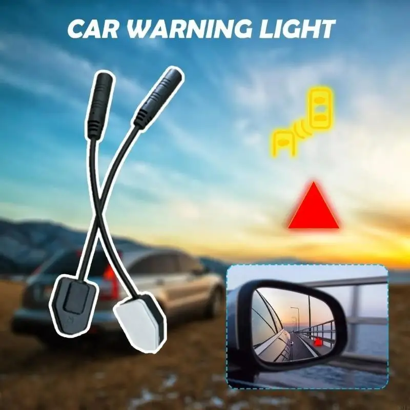 Vehicle Car Blind Spot Detection System BSD Warning Light Alarm Safety Driving