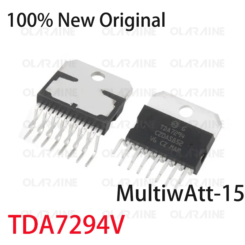 1/5/10Pcs Original TDA7294V  MultiwAtt-15 Audio amplifiers Power 100 W Audio - Load impedance 8 Ohms Voltage 40 V IC chip