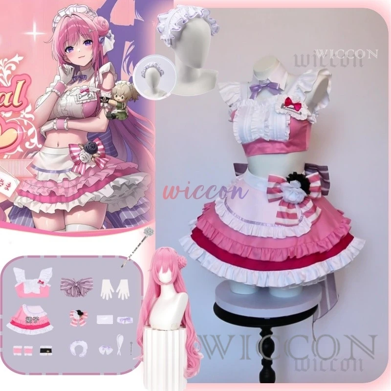 

NIKKE：The Goddess Of Victory Dorothy Cosplay Costume Doro Sweet Lolita Dress Wig Props Women Maid Net Uniform Halloween Carnival