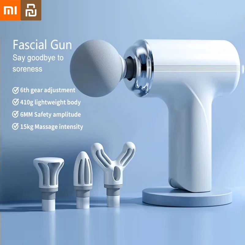 Xiaomi Youpin Fascia Gun Vibration Massage Gun Rechargeable Wireless Muscle Relaxation Mini Professional Fitness Portable New