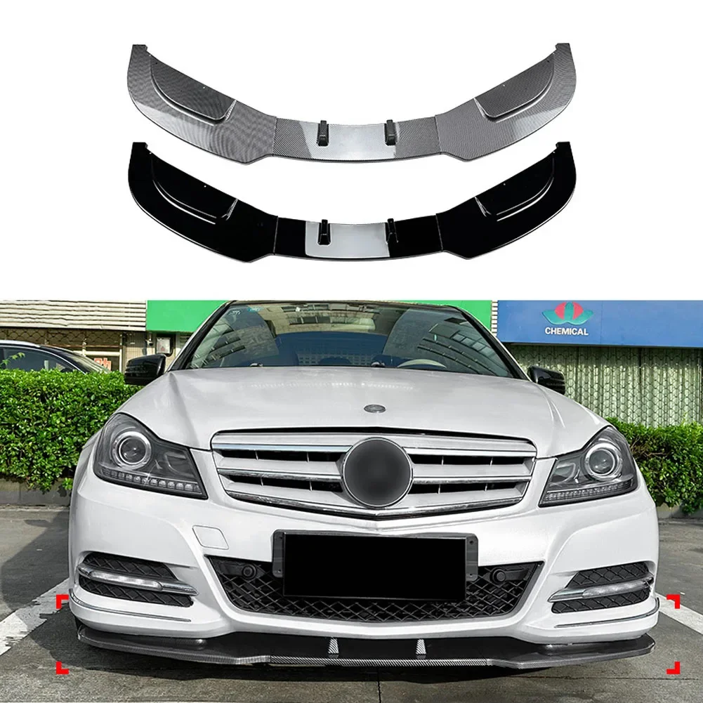 

3 шт., блеск для переднего бампера Mercedes Benz C-Class W204 2011-2014