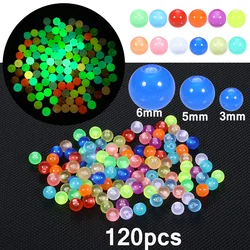 Acrylic Colorful Luminous Replacement Ball 3mm 5mm 6mm Tongue Barbell Lip Ring Ear Belly Eyebrow Piercing Ball Body Jewelry