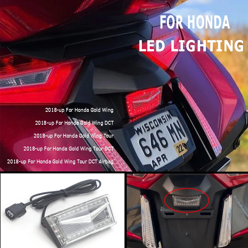 

New Motorcycle Accessory LED Reflector Replacement Light Honda Jinyi GL1800 F6B 2018-2021 Jinyi Tourism DCT Safety Airbag