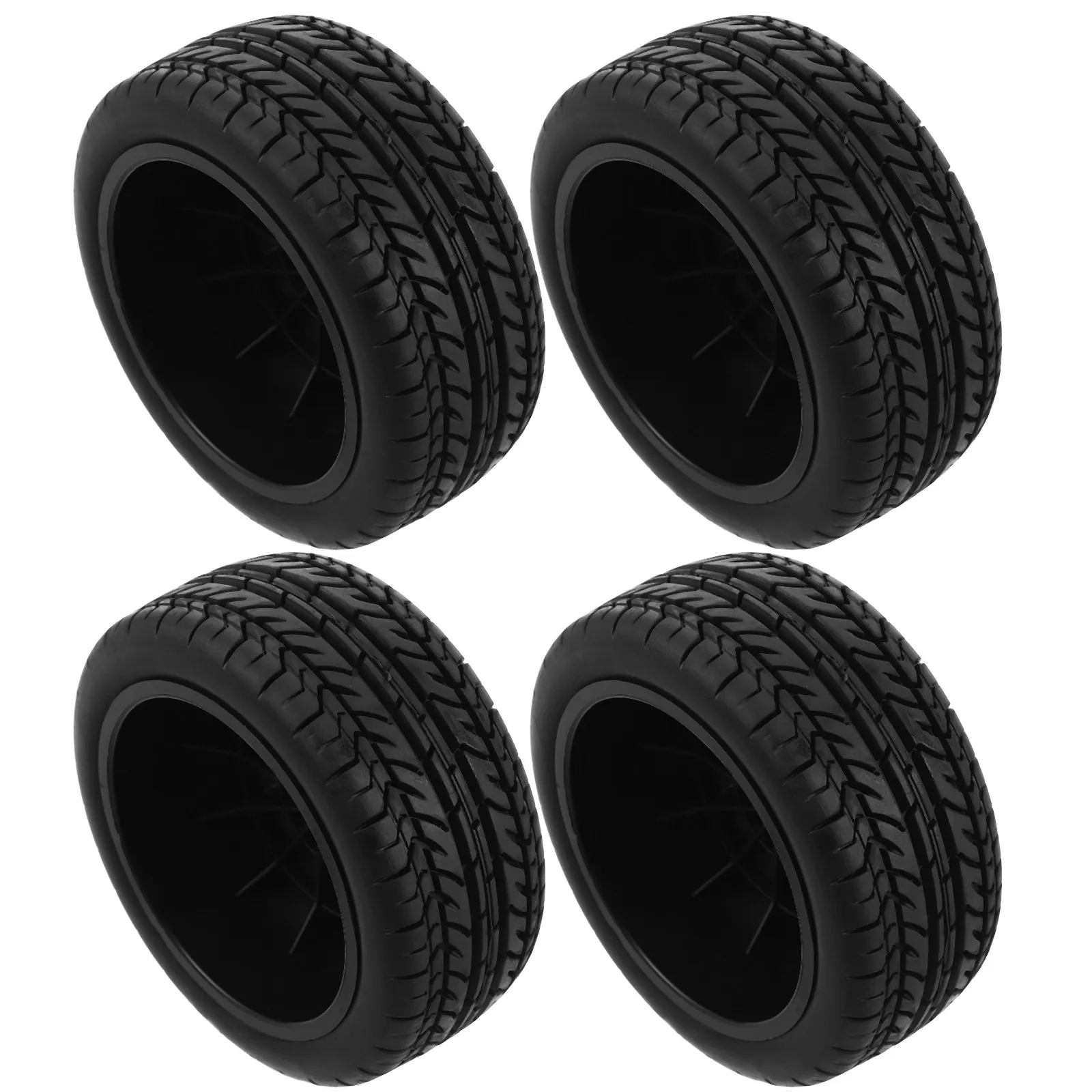 

4Pcs Remote Control Car Small Tires Off- Car Accessories DIY Mini Rc Wheel Replacement Parts Mini Tires