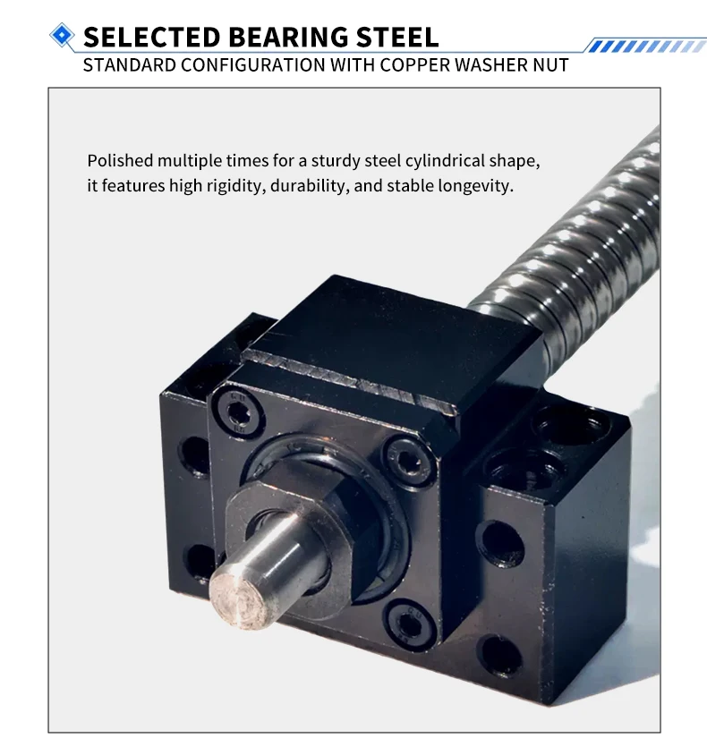 BK12 BF12 Kugelumlaufspindelhalterung für SFU1605/1610/1620 Kugelumlaufspindel-Endhalterung CNC-Teil 1 Set BKBF12 BK12 BF12 BK12 Winkelkontakt – Detail 2