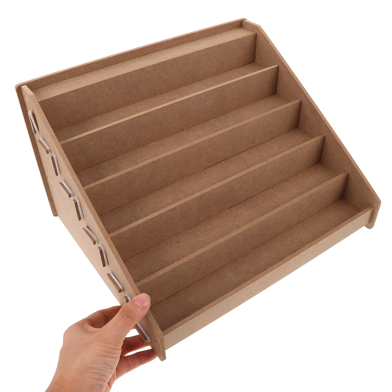 

Wood 5-Layer Paint Storage Rack Pigment Bottle Holder Shelf Painting Supply Stand for Artists Woodworkers Paint Bottle Storage