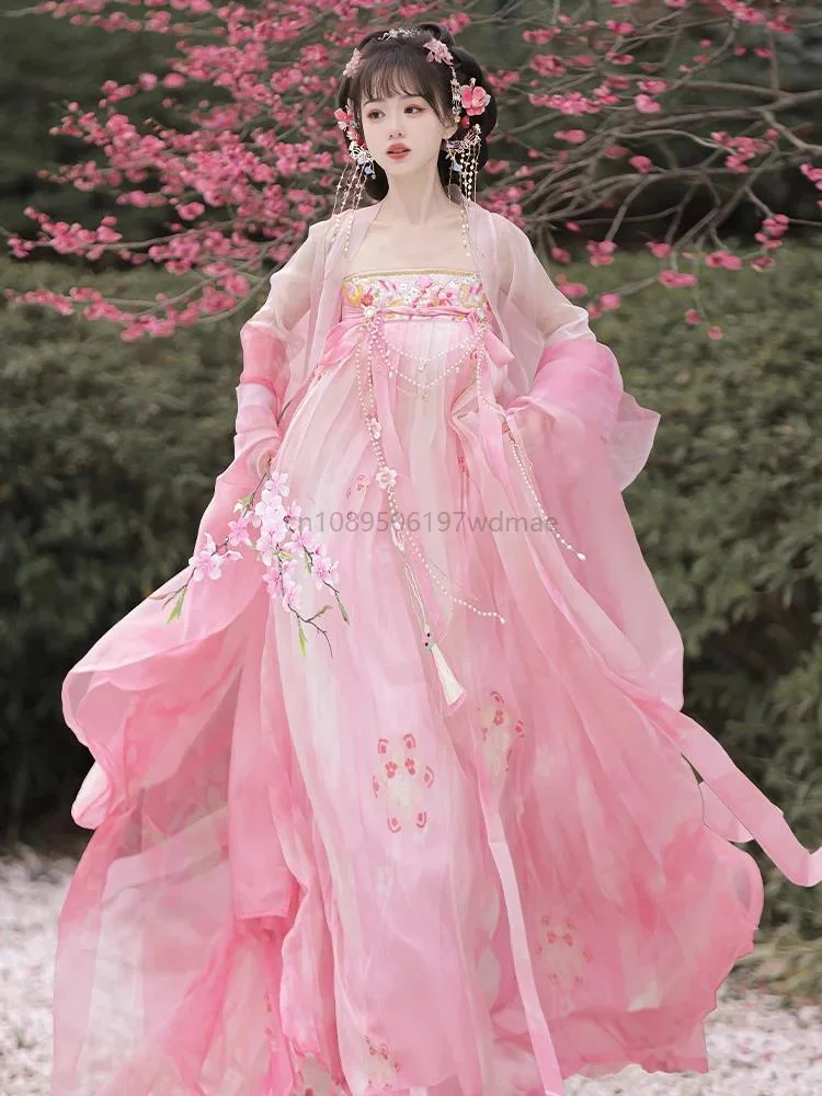 

Hanfu Dress Women Fairy Costume Dynasty Princess Costume Oriental Fairy Clothing Chinese Style Vintage Stage Hanfu