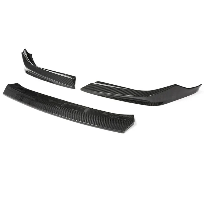 Later modified dry carbon fiber MP small surrounding front lip, rear lip
