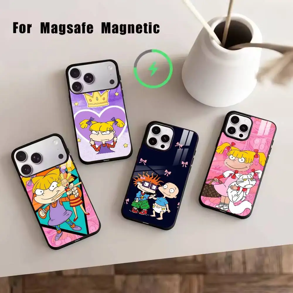 

R-Rugrats-Chuckie Finster Phone Case For iPhone17,16,15,14,13,12,11 Plus,Pro Magnetic For Magsafe Wireless Charging