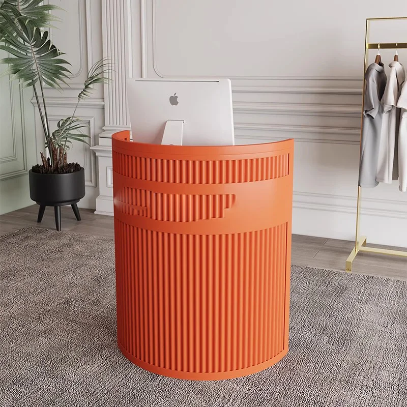 

Bar Nail Reception Desks Minimalist Aesthetic Beauty Salon Reception Desks Industrial Welcome Escritorio Commercial Furniture