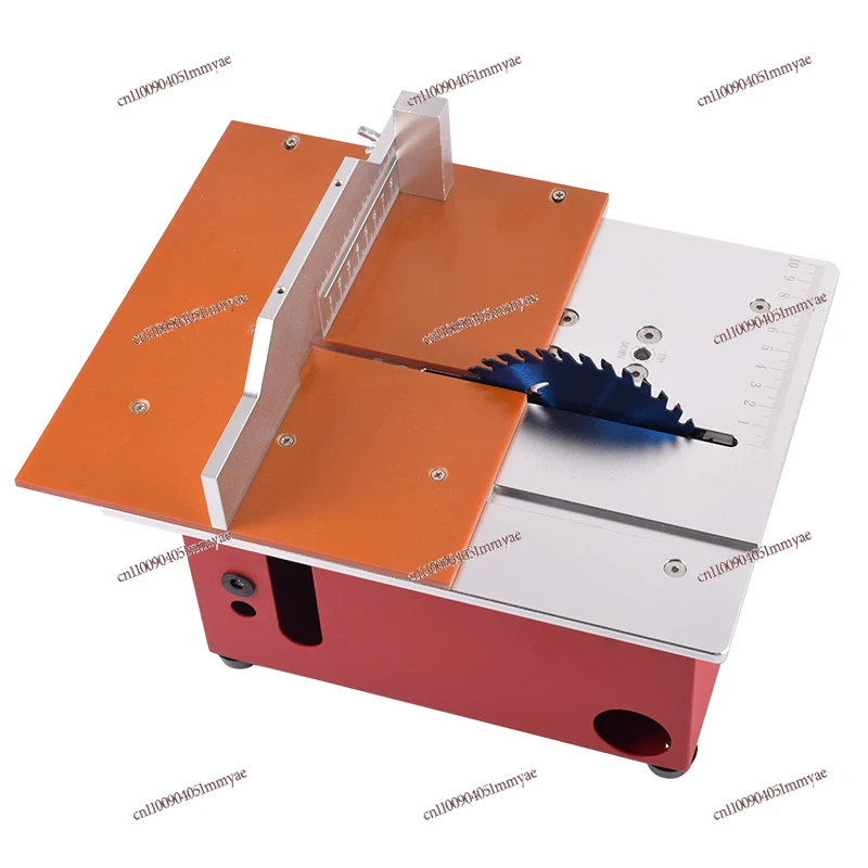

Multifunctional table saw DIY small chainsaw desktop cutter slotting