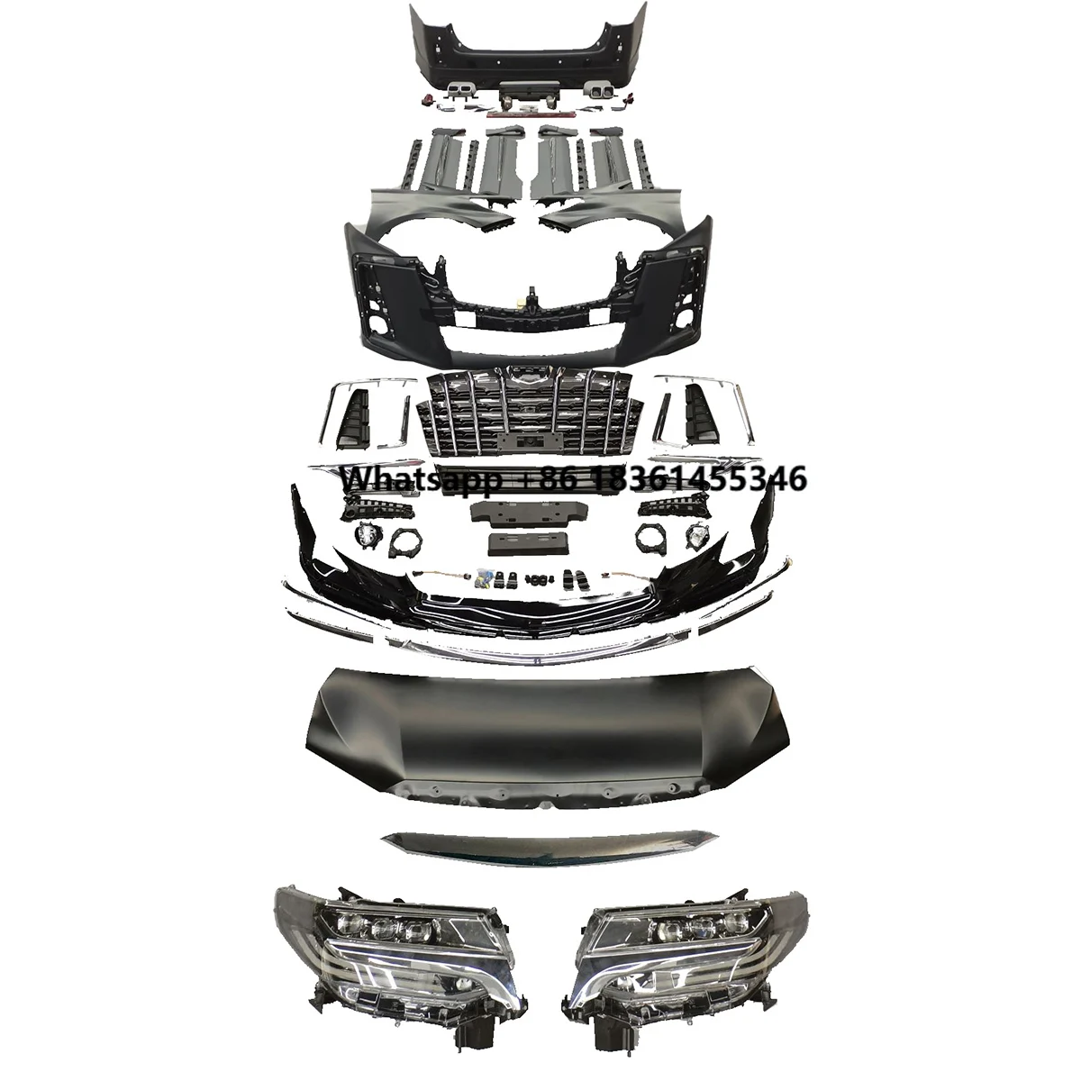 

For Alphard 30 SERIES 2008-2014 Alteration To 2021 SC Modellista. DaMei Hot Selling Bumpers Body Kit