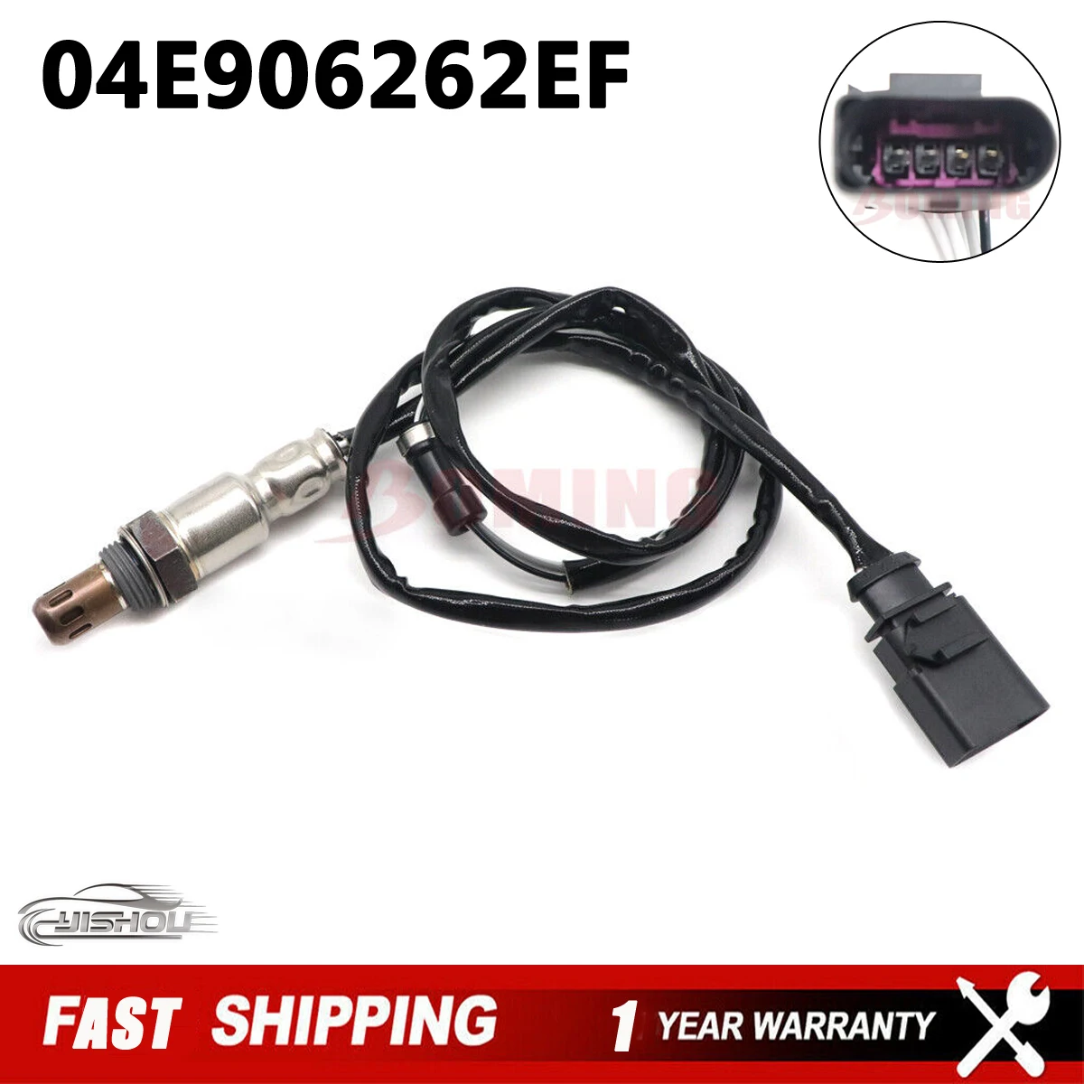 

Car Downstream Air Fuel Ratio Lambda O2 Oxygen Sensor 04E906262EF For Volkswagen Jetta 1.4L 2016-2018 04E-906-262-EF