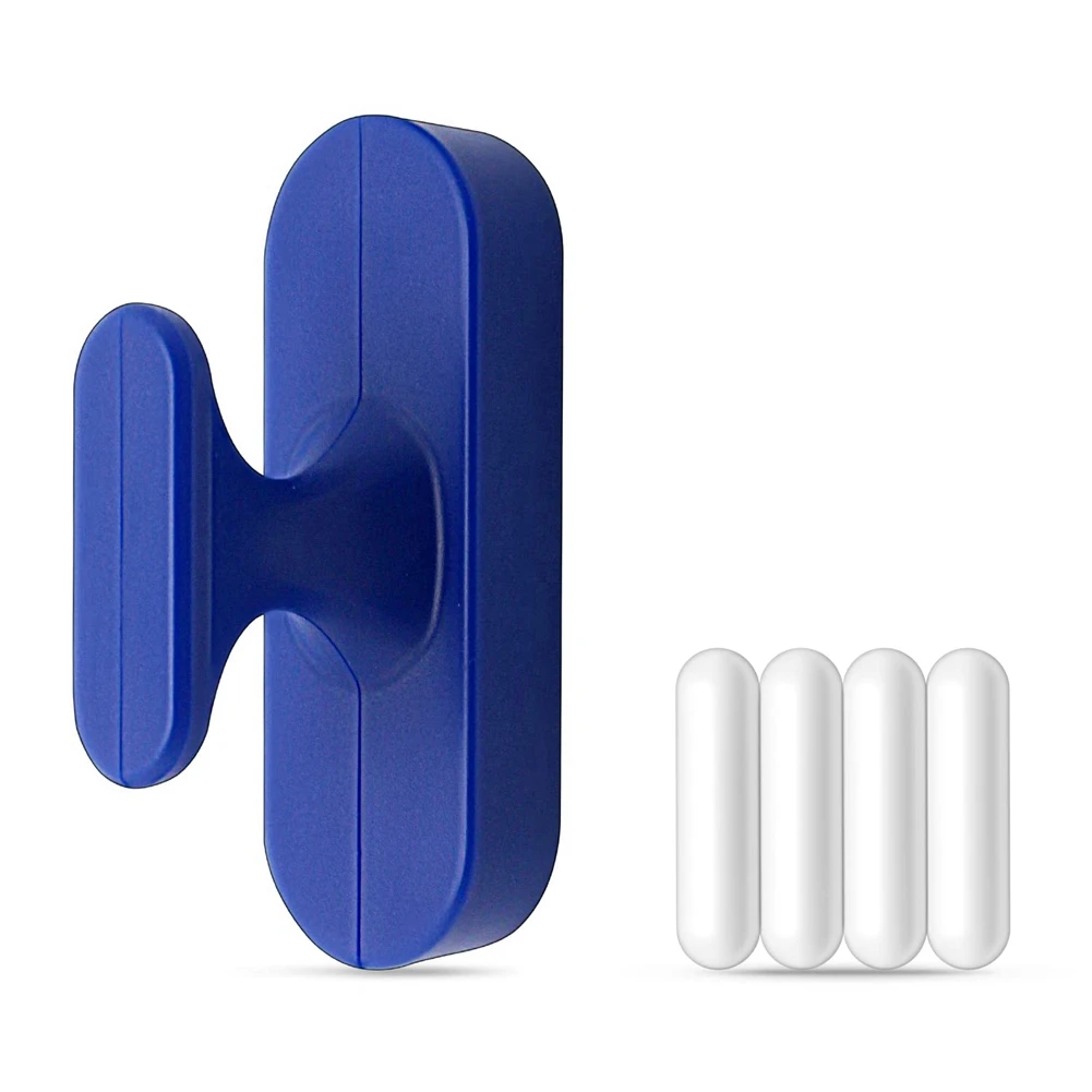 

4 Pcs 30mm(1.8 Inch) PTFE Magnetic Stirrer Mixer Stir Bar,Laboratory Bar,+ Blue Stir Bar Retriever, Magnetic Retriever