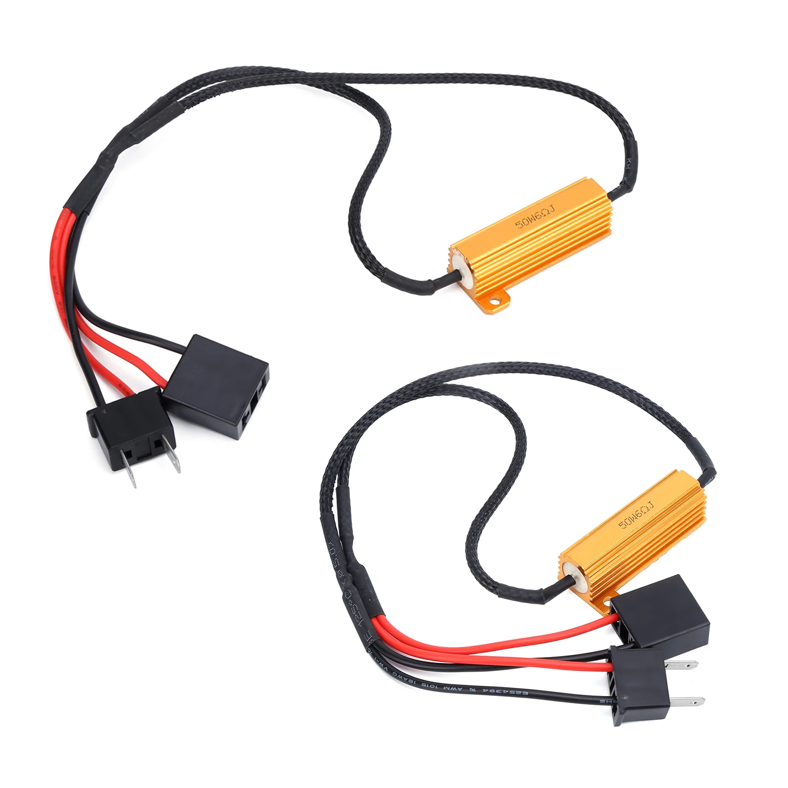 Error  Decoder 50W LED Decoder Anti‑Flicker Stable Performance 6ohm Load Plug and Play for Car Headlight Turn Signal