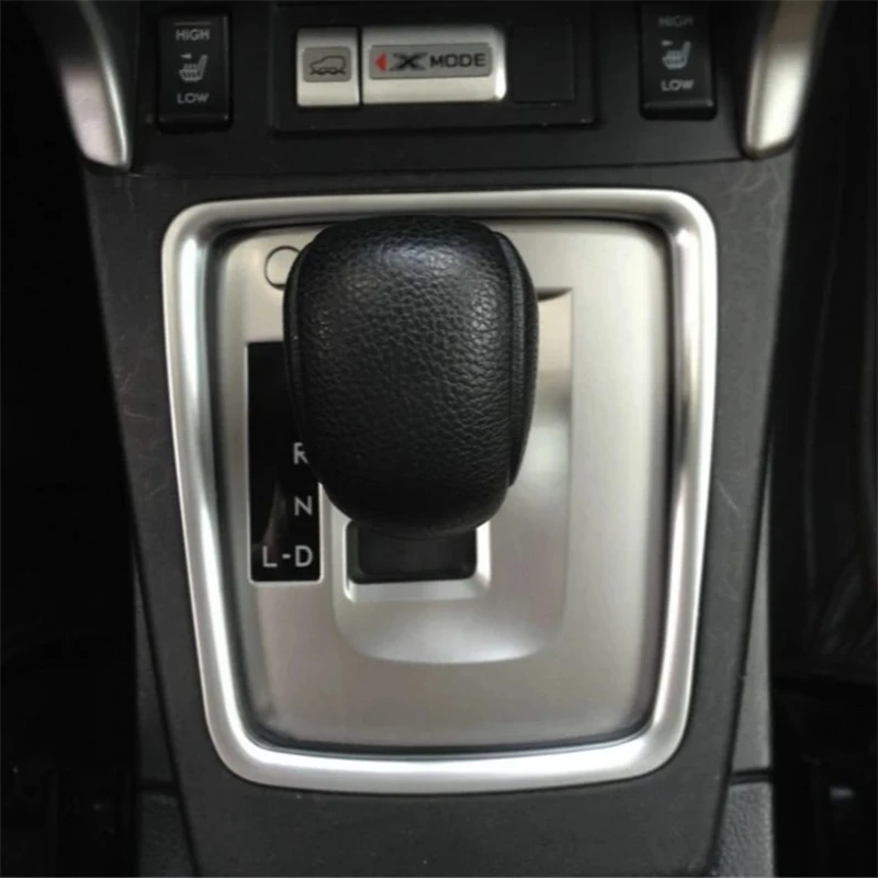

WELKINRY For Subaru Forester SJ 4th Gen 2013-2018 ABS Chrome Car Stick Gear Shift Level Table Base Pedestal Cover Trim