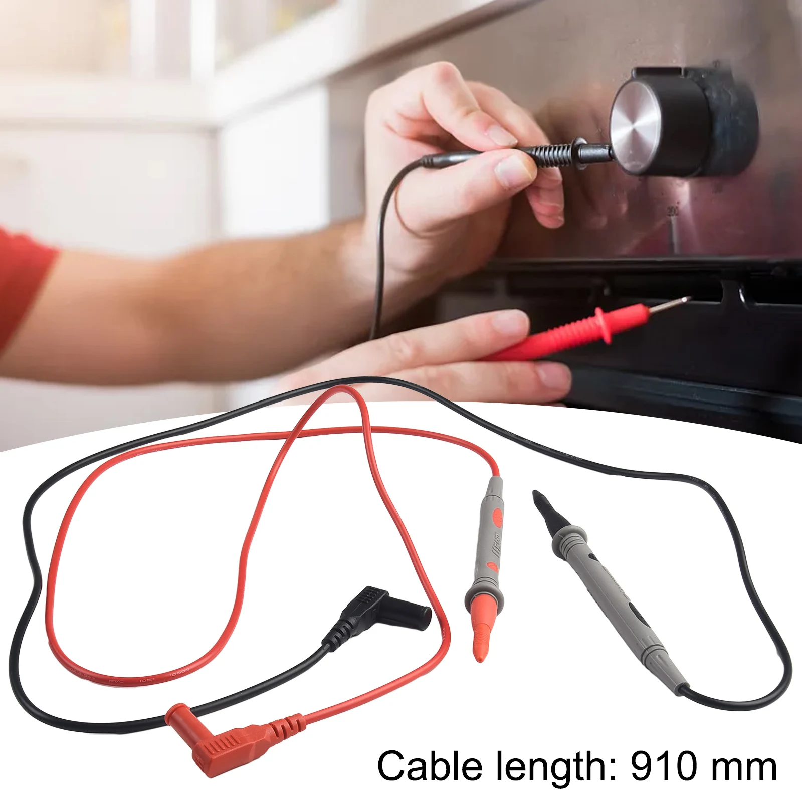 1 Set Multimeter Voltmeter Cable Ultra Fine Needle Tester Unique Probe Test Lead Cord For Electric Equipment Testing Supplies