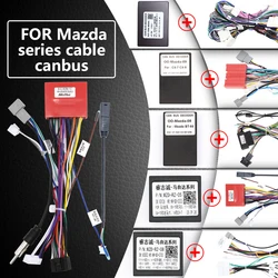 For Mazda 2 3 5 6 8 323 Atenza CX-3 CX-4 MX-5 CX-5 CX-7 CX-9 RX8 BT50 AXELA ISAMU PREMACY 16Pin Car Radio cable canbus Harness