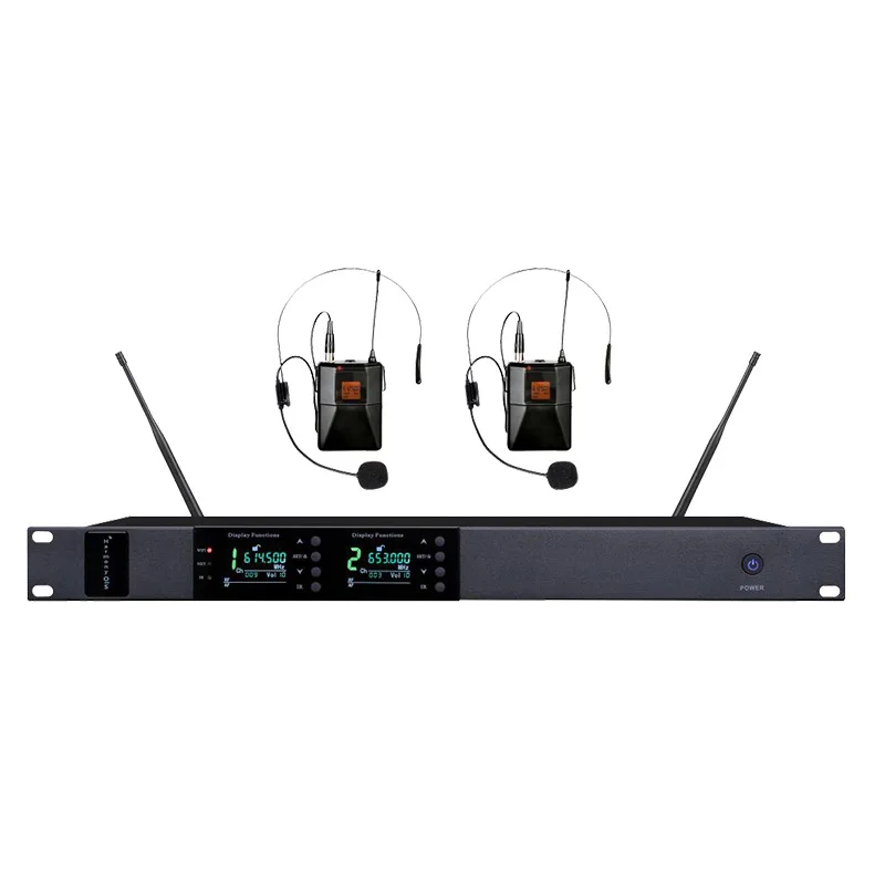 Professional wireless microphone, one to two U-segment FM high-quality stage performance home wireless microphone