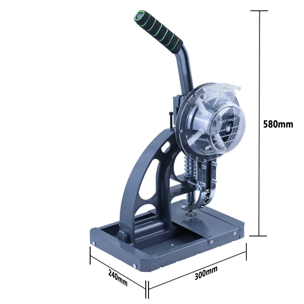 Ring-Free Semi-Automatic Buttoning Machine for Advertising Printing Banner Fabric Chicken Eyes Buttoning Tool