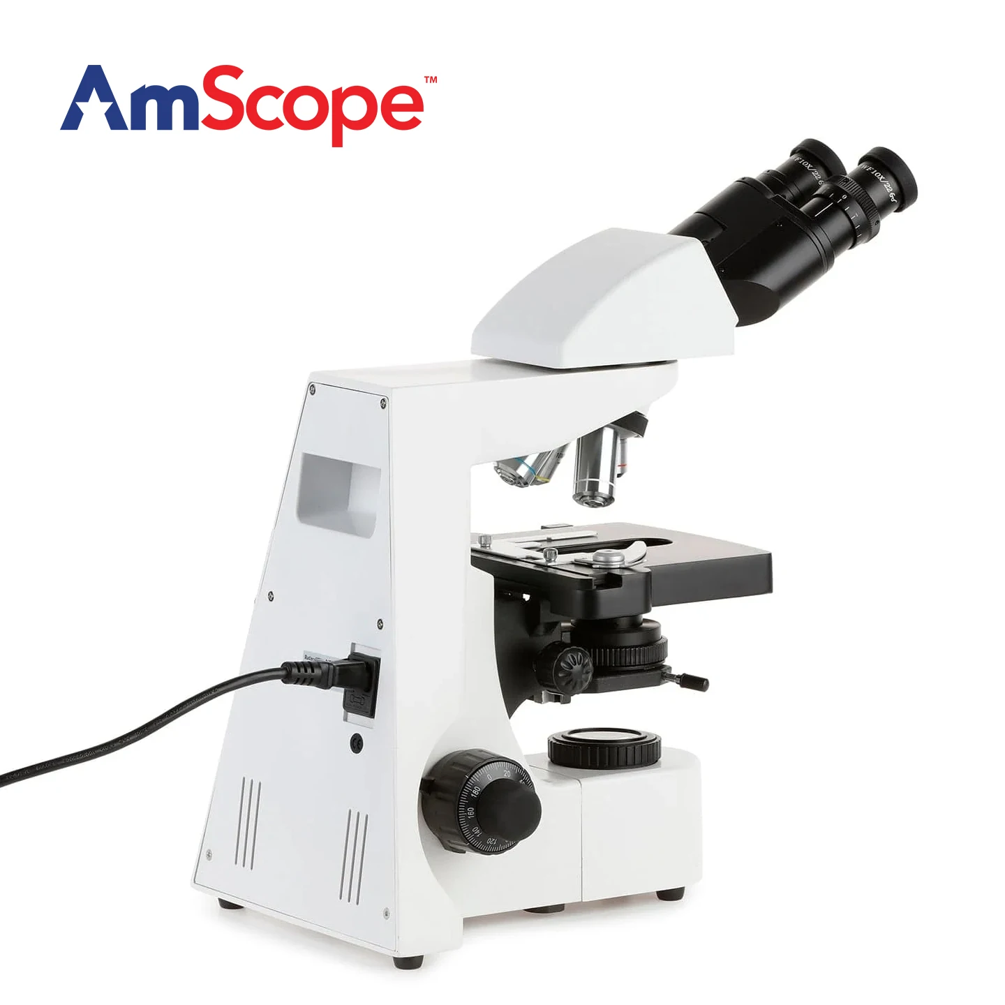 AmScope B690 Series Binocular Compound Microscope with Koehler Illumination