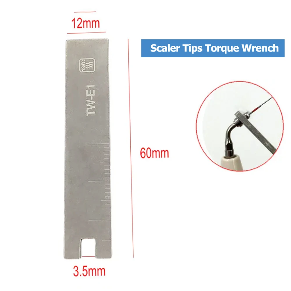 مفتاح عزم الدوران للأسنان مفتاح البراغي قشارة بالموجات فوق الصوتية نصائح الفولاذ المقاوم للصدأ لـ SATELEC DTE EMS إندو تلميح