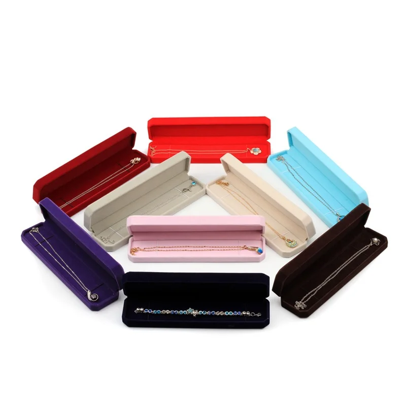 

Simple Octagonal Colored Velvet Jewelry Box Pearl Necklace Box Jewelry Storage Box Necklace Storage Jewelry Necklace Gift Box