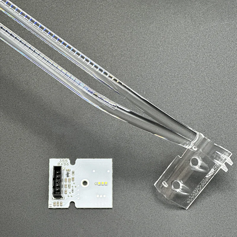 Para audi q3 ue carro drl chip guia de luz tubo diurno faróis branco anjo olho 2016-2018 lastro fonte de luz chip baixo