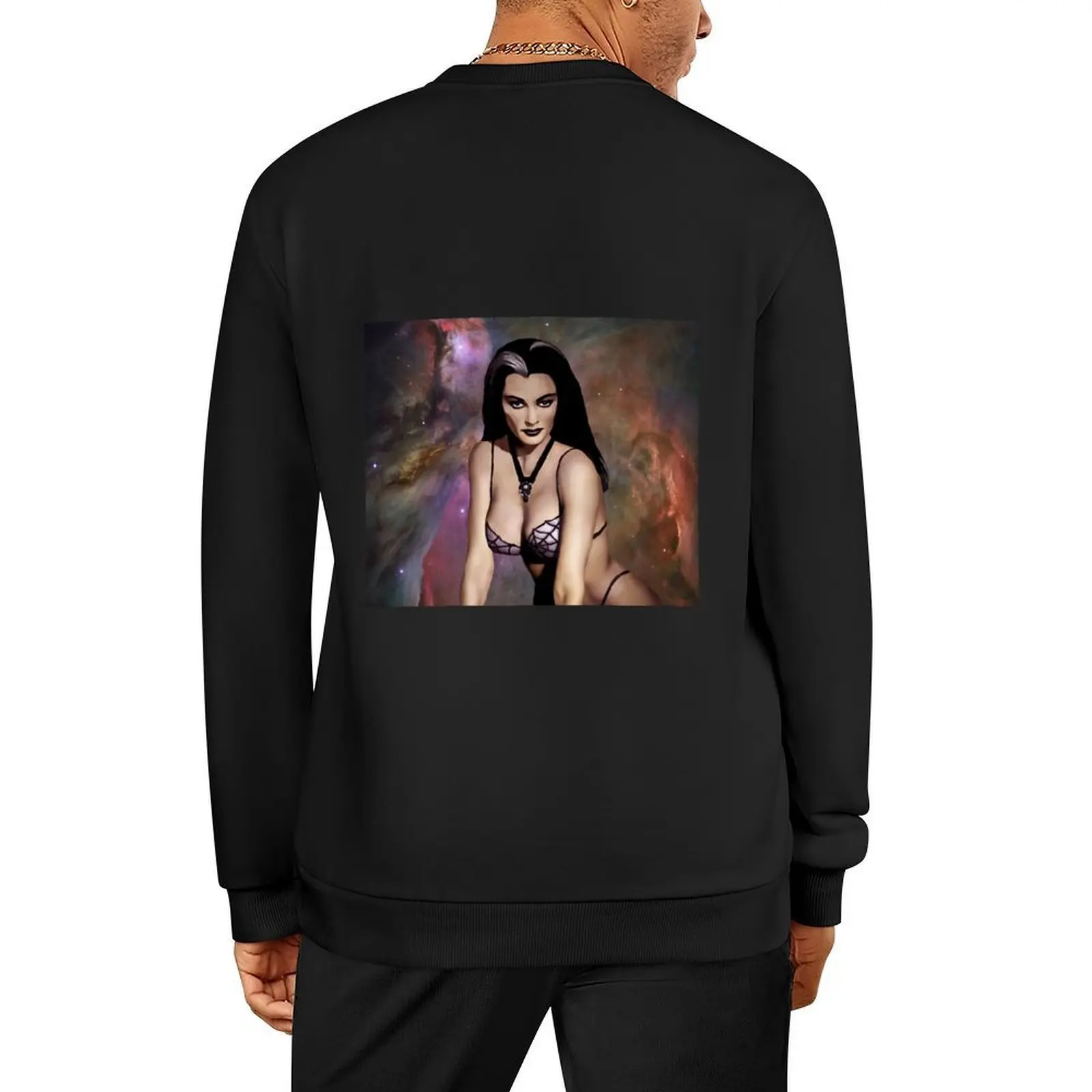 

Yvonne De Carlo as Lily Munster Pullover tracksuits clothes for men men's winter sweater korean style clothes hooded sweatshirts