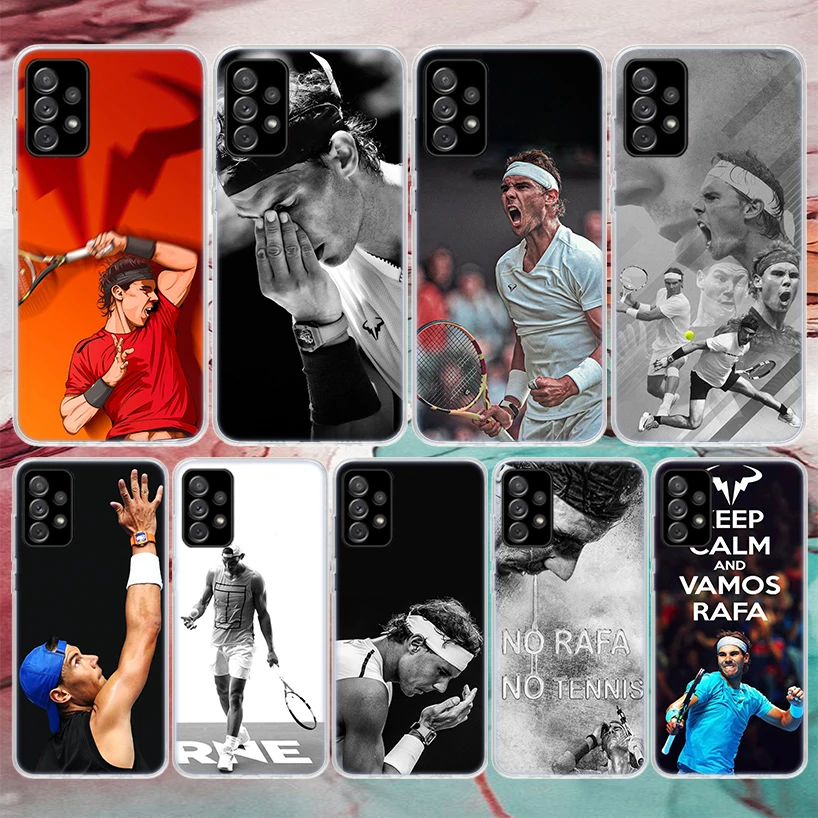 Rafael Nadal Tennis Soft Phone Case For Samsung Galaxy A51 A50 A71 A70 A10 A20E A30 A40 A41 A31 A21S A11 A6 A7 A8 A9 Plus 2018