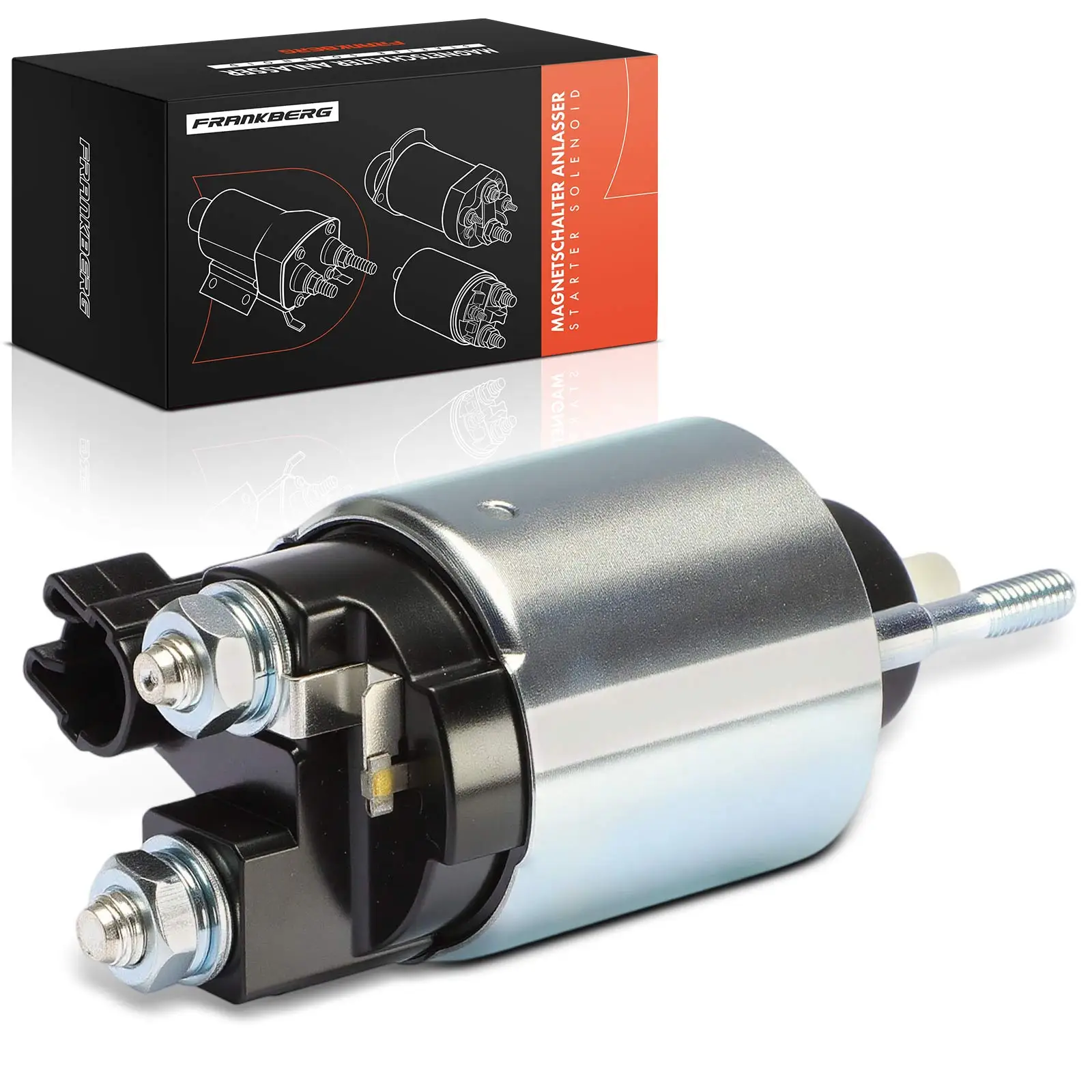 Frankberg 1x Magnetschalter Anlasser für Toyota Corolla Kombi E12 Avensis T27 Auris E15 Tundra SS6032 UD12188SS