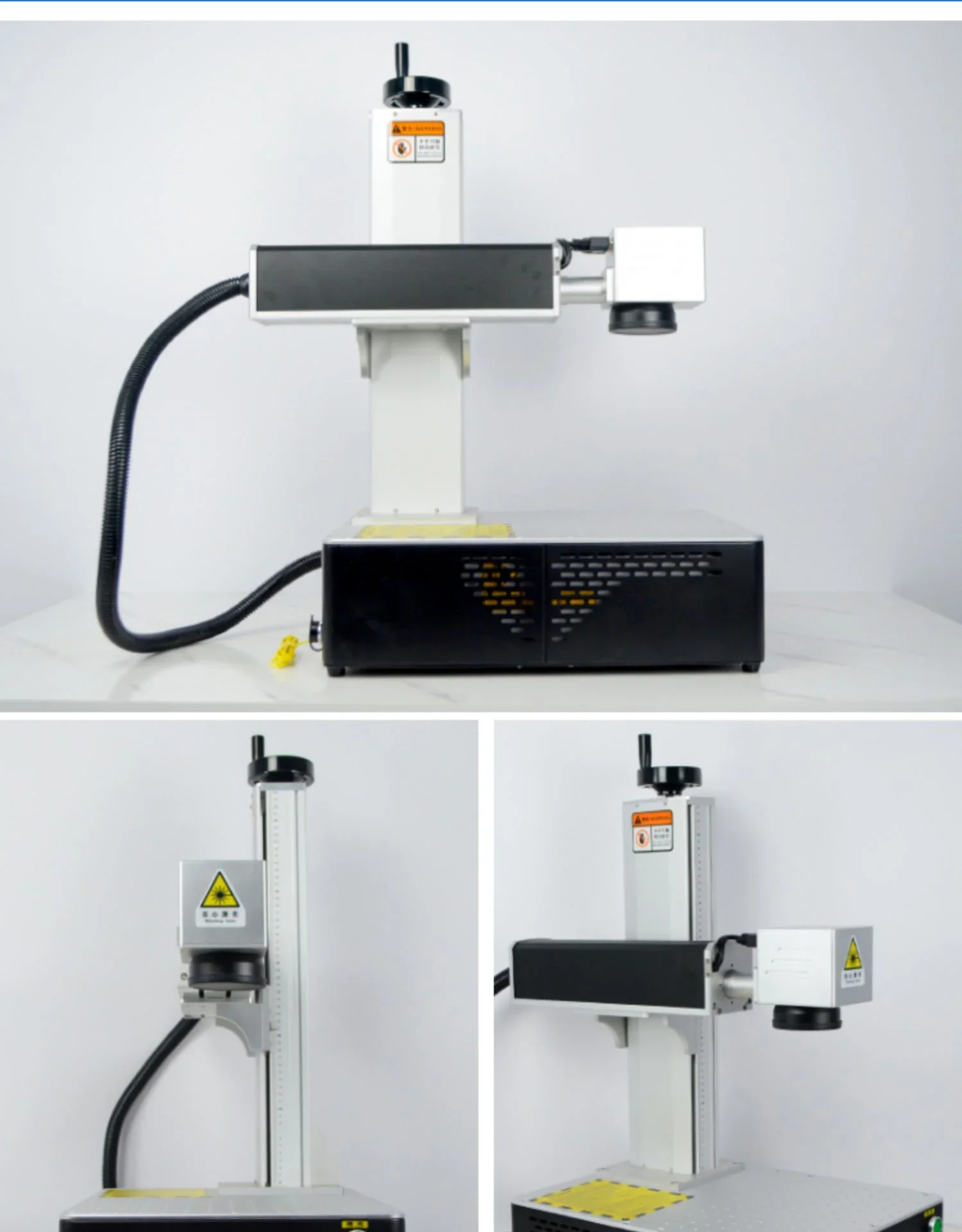 Desmontado 20-80w desktop mini scanner galvo alinhar sistema tudo em um laser de fibra óptica placa de identificação máquina de marcação laser de fibra